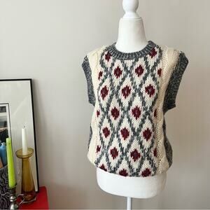 Vintage SMI Sport Hand Knit Sweater Vest